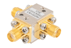 环行器，隔离度18 dB，8 GHz至12 GHz，10瓦，SMA母头