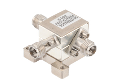 Circulator with 12 dB Isolation from 26.5 GHz to 40 GHz, 10 Watts and 2.92mm Female