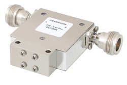 High Power Isolator with 20 dB Isolation from 2 GHz to 4 GHz, 100 Watts and N Female