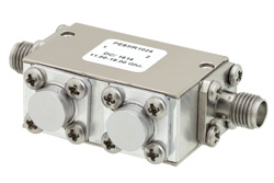 Dual Junction Isolator With 40 dB Isolation From 11 GHz to 18 GHz, 5 Watts And SMA Female