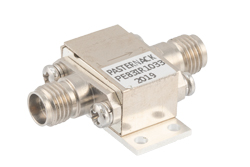 Isolator with 14 dB Isolation from 18 GHz to 26.5 GHz, 10 Watts and 2.92mm Female