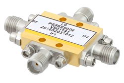 IQ混频器，工作频率为8.5 GHz至13.5 GHz，IF范围为DC ~2 GHz，本振功率+19 dBm，现场可更换SMA