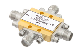 IQ混频器，工作频率为30 GHz至38 GHz，IF范围为DC ~3.5 GHz，本振功率+17 dBm，现场可更换2.92mm