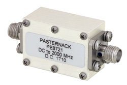5 Section Lowpass Filter With SMA Female Connectors Operating From DC to 2 GHz