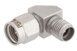 2.92mm Male to 3.5mm Female Right Angle Adapter