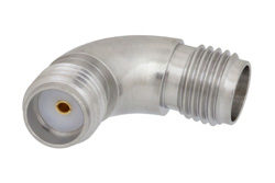 SMA Female to SMA Female Radius Right Angle Adapter
