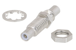SSMC Jack to SSMC Jack Bulkhead Mount Adapter