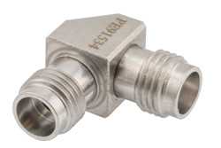 1.85mm Female to 2.4mm Female Miter Right Angle Adapter