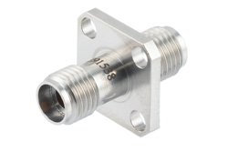 2.92mm Female to 2.92mm Female 4 Hole Flange Mount Adapter