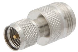 N Female to Mini UHF Male Adapter