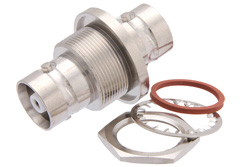 C Female to C Female Bulkhead Mount Adapter