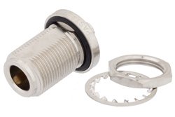 SMA Female to N Female Bulkhead Mount Adapter