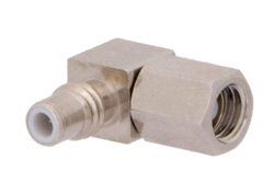 SMC Plug to SMC Jack Right Angle Adapter