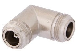 N Female to N Female Right Angle Adapter