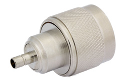 75 Ohm N Male to 75 Ohm Mini SMB Jack Adapter