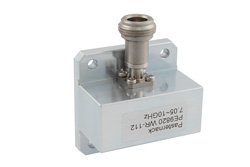 WR-112 Square Type Flange to N Female Waveguide to Coax Adapter Operating from 7.05 GHz to 10 GHz