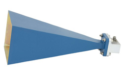 WR-75 Waveguide Standard Gain Horn Antenna Operating From 10 GHz to 15 GHz With a Nominal 20 dB Gain SMA Female Input