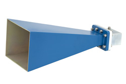 WR-187 Waveguide Standard Gain Horn Antenna Operating from 3.95 GHz to 5.85 GHz with a Nominal 15 dB Gain SMA Female Input