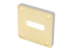 WR-90 Waveguide Shim, UG-Cover Square flange, 5mm Brass