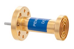 WR-12 波导广角标量馈电喇叭天线，工作频率72 GHz至82 GHz，标称增益10 dBi，UG-385/U 圆盖法兰