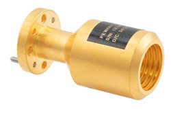 圆形波导标量馈电喇叭天线，频率范围58 GHz至68 GHz，增益17 dBi，UG-385/U-Mod 法兰，0.141英寸