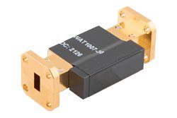 WR-28 波导固定衰减器，30 dB，UG-599/U盖法兰，5W