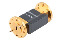 WR-22 波导固定衰减器，3 dB，UG-383/U盖法兰，4W