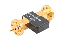 WR-15 波导固定衰减器，20 dB，UG-385/U盖法兰，2W