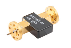 WR-12 波导固定衰减器，20 dB，UG-387/U盖法兰，1W