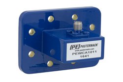 WR-112 CPR-112G Grooved Flange to SMA Female Waveguide to Coax Adapter Operating from 7.05 GHz to 10 GHz