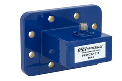 WR-137 CPR-137G Grooved Flange to SMA Female Waveguide to Coax Adapter Operating from 5.85 GHz to 8.2 GHz