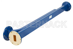 WR-137 一字宽边式波导定向耦合器，10 dB，UG-344/U圆盖法兰，E平面耦合端口，5.85 GHz~8.2 GHz