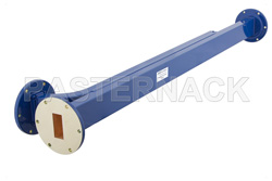 WR-137 一字宽边式波导定向耦合器，20 dB，UG-344/U圆盖法兰，E平面耦合端口，5.85 GHz~8.2 GHz