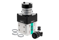 WRD-650 双脊波导继电器开关，单刀双掷/双刀双掷，闩锁，6.5 GHz~18 GHz，8,500瓦，UG盖，28V，TTL