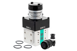 WRD-650 双脊波导继电器开关，单刀双掷/双刀双掷，闩锁，6.5 GHz~18 GHz，8,500瓦，UG盖，12V，TTL