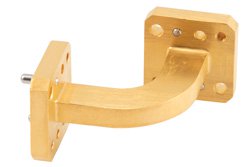 WRD-180弯波导，H型，UG方盖法兰，18 GHz至40 GHz