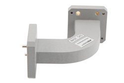 WRD-650弯波导，H型，UG方盖法兰，6.5 GHz至18 GHz