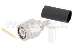 TNC Male Connector Crimp/Solder Attachment for LMR-195, PE-C195