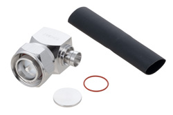 4.3-10 Male Right Angle Low PIM Connector Solder Attachment for SPP-250-LLPL, SPO-250, SPF-250