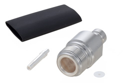 N Female Low PIM Connector Solder Attachment for SPP-250-LLPL