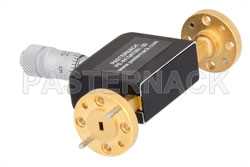 WR-10 Waveguide Continuously Variable Attenuator, 0 to 30 dB, From 75 GHz to 110 GHz, UG-387/U-Mod Round Cover Flange, Dial（图2）