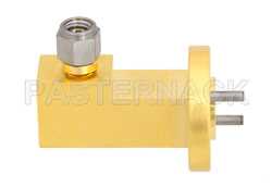 WR-10 UG-387/U-Mod Round Cover Flange to 1.0mm Male Waveguide to Coax Adapter Operating from 75 GHz to 110 GHz（图2）