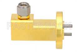 WR-12 UG-387/U Round Cover Flange to 1.0mm Male Waveguide to Coax Adapter Operating from 60 GHz to 90 GHz（图2）