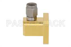 WR-28 UG-599/U Square Cover Flange to 2.92mm Male Waveguide to Coax Adapter Operating from 26.5 GHz to 40 GHz（图2）