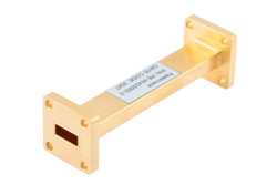 WR-42 Instrumentation Grade Straight Waveguide Section 3 Inch Length, UG-595/U Square Cover Flange from 18 GHz to 26.5 GHz（图2）