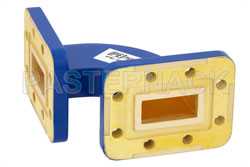 WR-90 Commercial Grade Waveguide H-Bend with CPR-90G Flange Operating from 8.2 GHz to 12.4 GHz（图2）