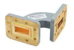 WR-90 Waveguide H-Bend with CPR-90G Flange Operating from 8.2 GHz to 12.4 GHz（图2）