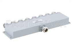 8 Way N Power Divider from 5 MHz to 500 MHz Rated at 10 Watts（图2）