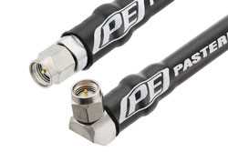 SMA Male Right Angle to SMA Male Cable Using PE-P142LL Coax（图2）