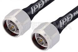 N Male to N Male Low Loss Test Cable 100 CM Length Using PE-P142LL Coax, RoHS（图2）